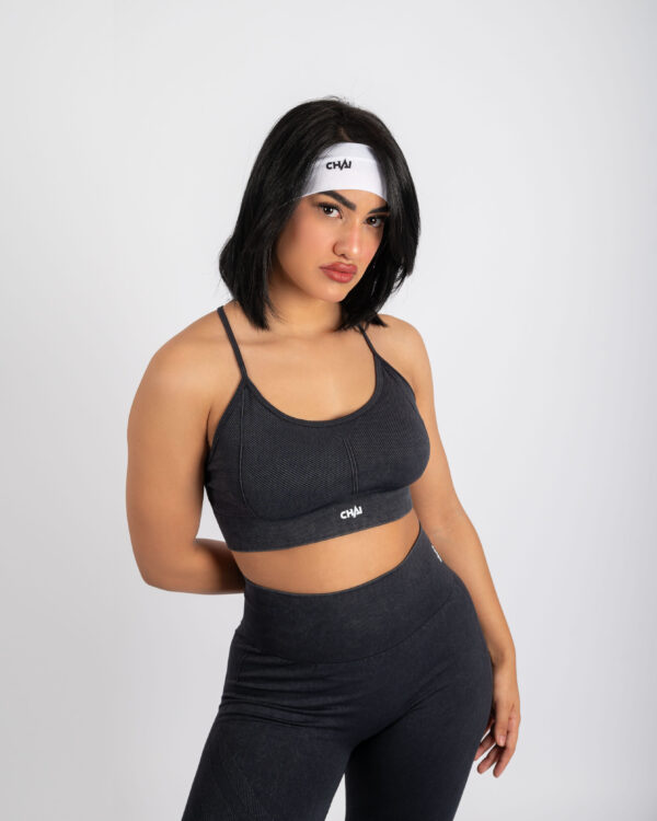 Thin-Strap Sports Bra and Leggings Set