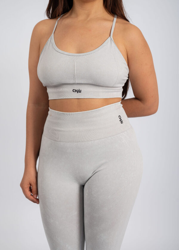 Thin-Strap Sports Bra and Leggings Set