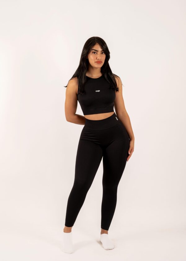 Keyhole-Back Seamless Workout Set