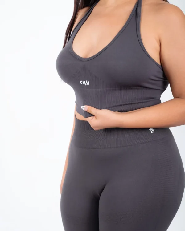 Seamless Halter Bra and Leggings Set