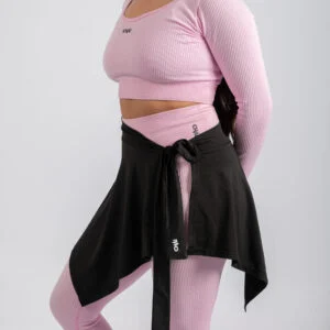 Black Waist Wrap – Feminine & Versatile Cover-Up
