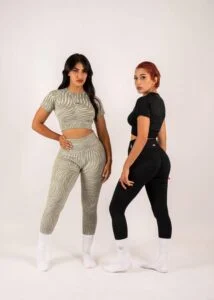 Zebra Pattern Workout Set