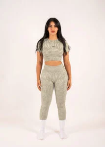 Zebra Pattern Workout Set