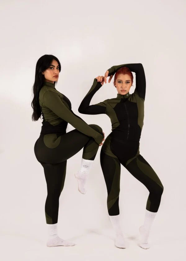 Olive Zip Set