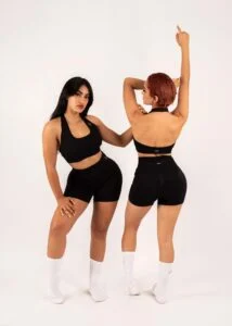 Black Short Workout Set