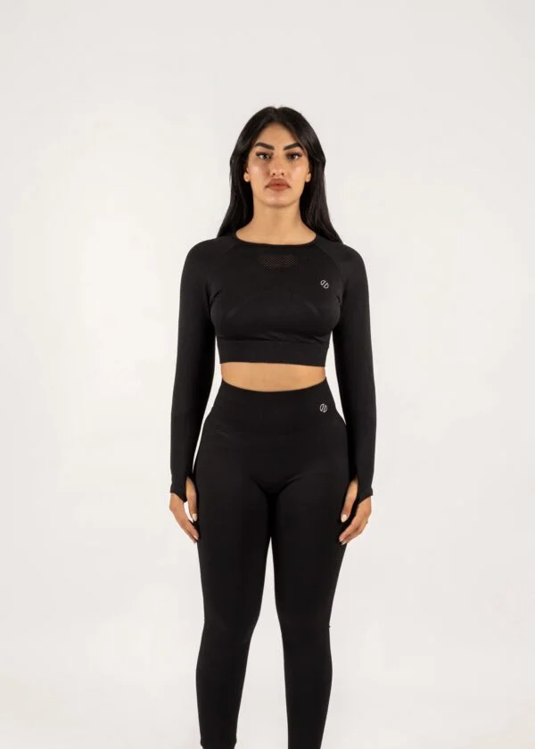 Black Open Back Set